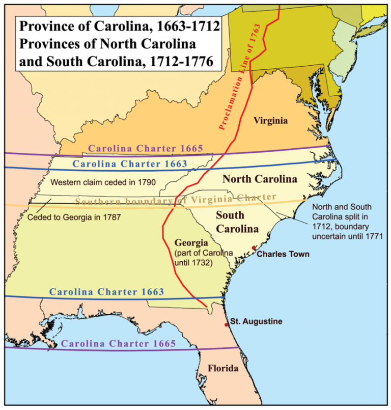 North Carolina Historical Timeline, 1498-1794 – GenealogyBlog