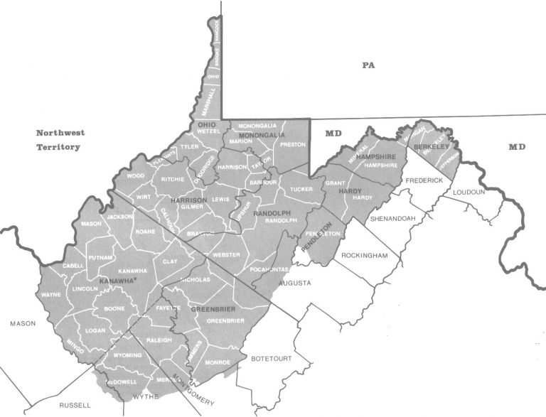 West Virginia Historical Timeline, 1558-1885 – GenealogyBlog